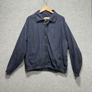 Northwest Territory Mens Size Large Navy Blue Lined Nylon Winter Coat Jacket